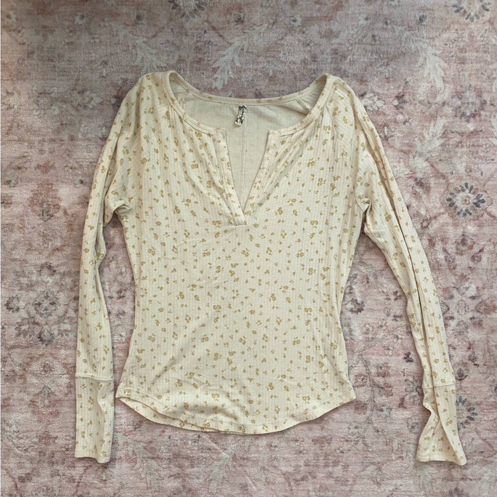 Free People long sleeve layering top